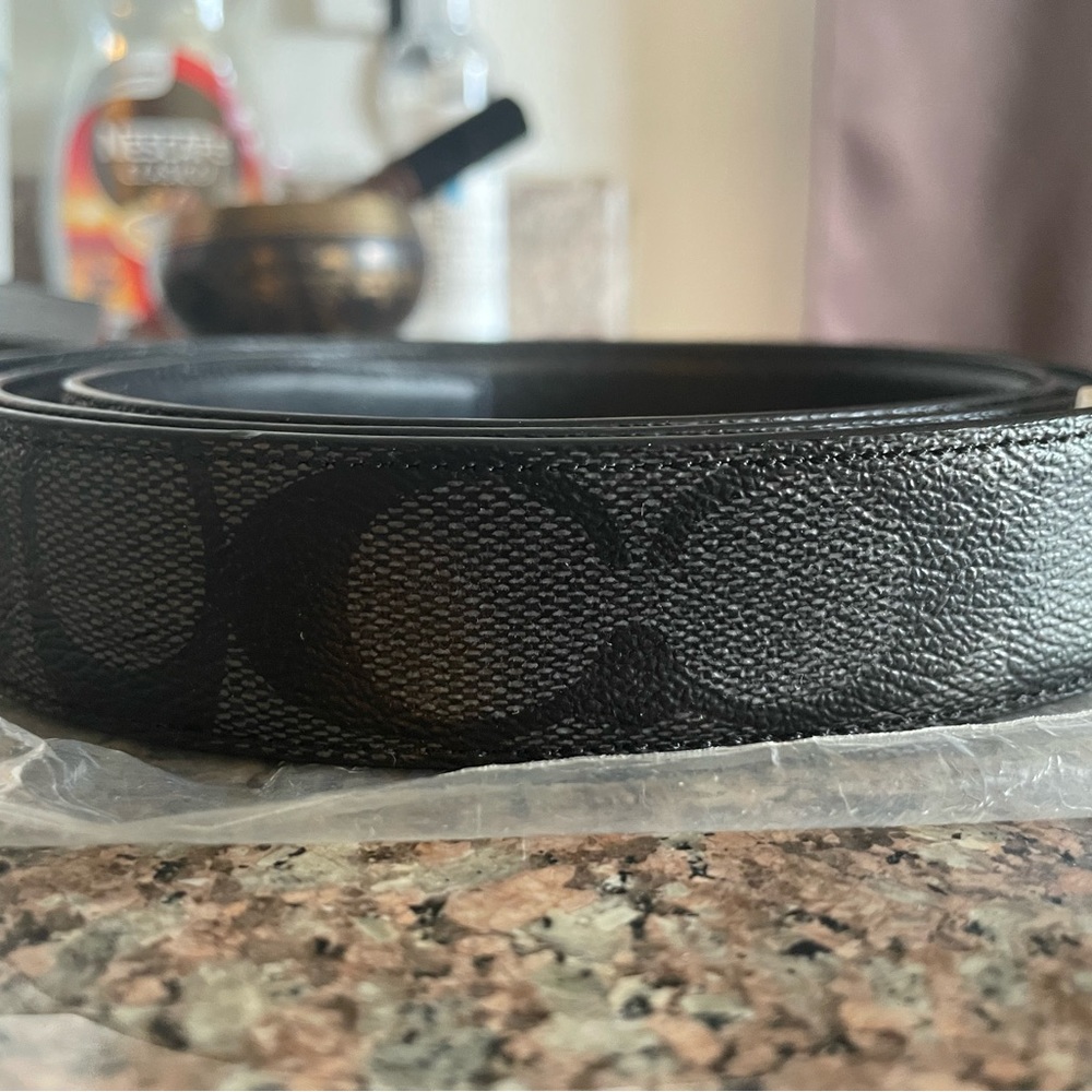 Os (One Size) Signature Canvas Unisex Belt - image 2